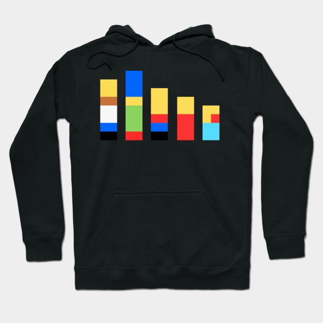 Minimalistic Simpsons Hoodie by 8sqr